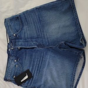 Rag and Bone Maya High Rise 6" denim shorts